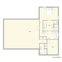 plan chambre et salle de bain 2
