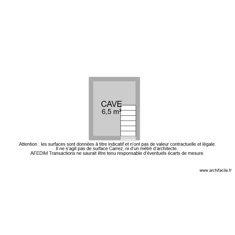 BI 9224 CAVE. Plan de 