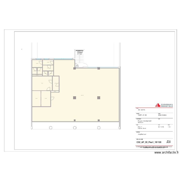 castilho 1er v1. Plan de 0 pièce et 0 m2