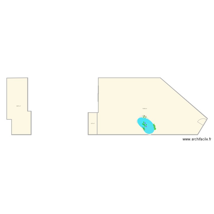 cadastre. Plan de 0 pièce et 0 m2