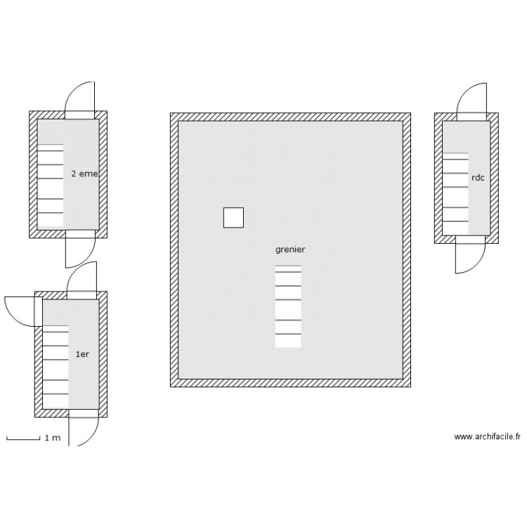 pc huhn. Plan de 0 pièce et 0 m2