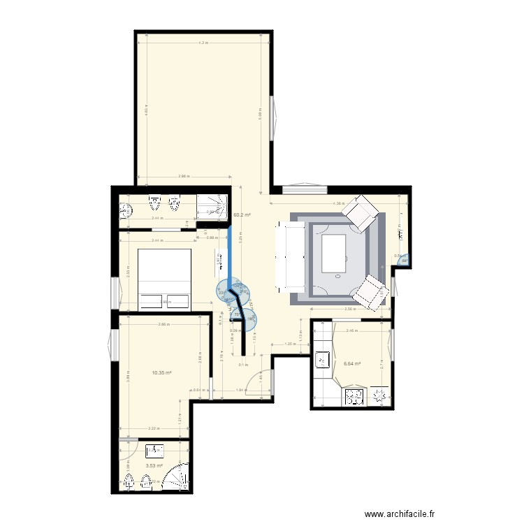 progetto 2. Plan de 0 pièce et 0 m2