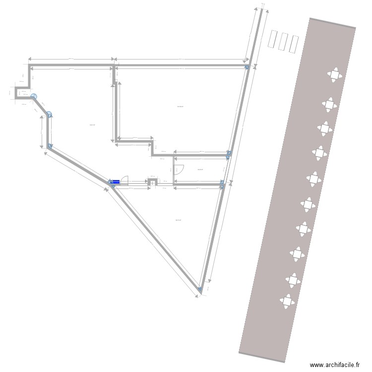 Graduado. Plan de 0 pièce et 0 m2