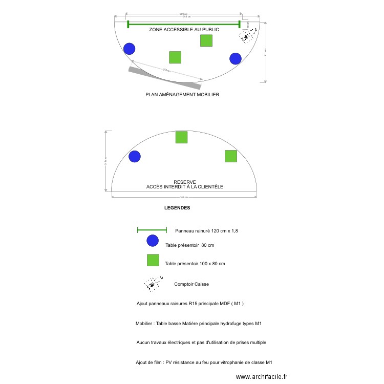  plan mobilier . Plan de 0 pièce et 0 m2