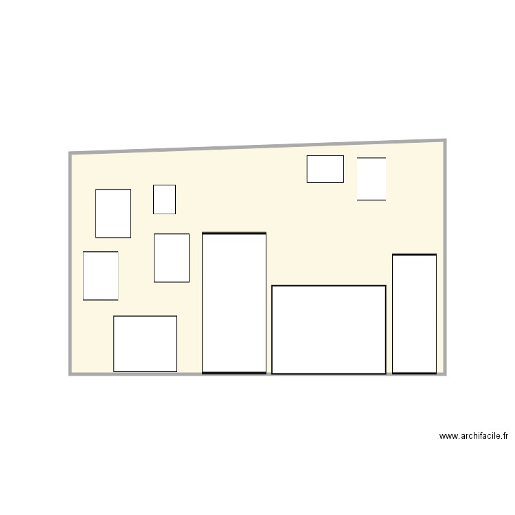 mur tableau. Plan de 0 pièce et 0 m2