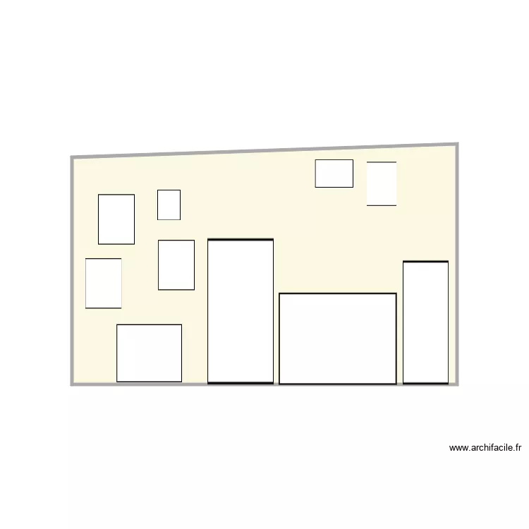 mur tableau. Plan de 