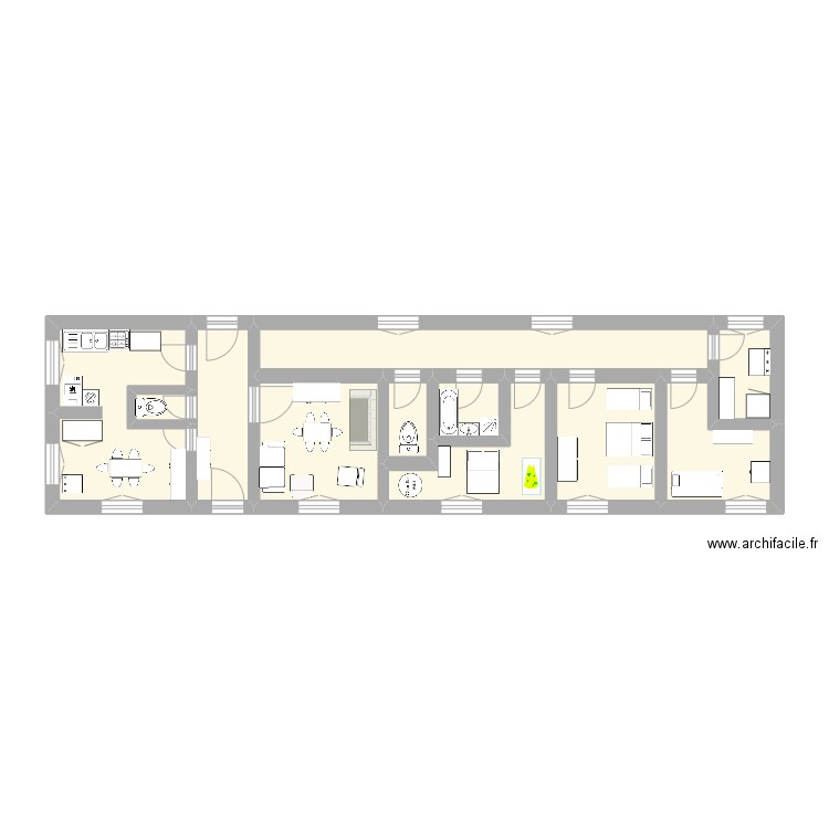ST LEGER-LES-DOMART. Plan de 0 pièce et 0 m2