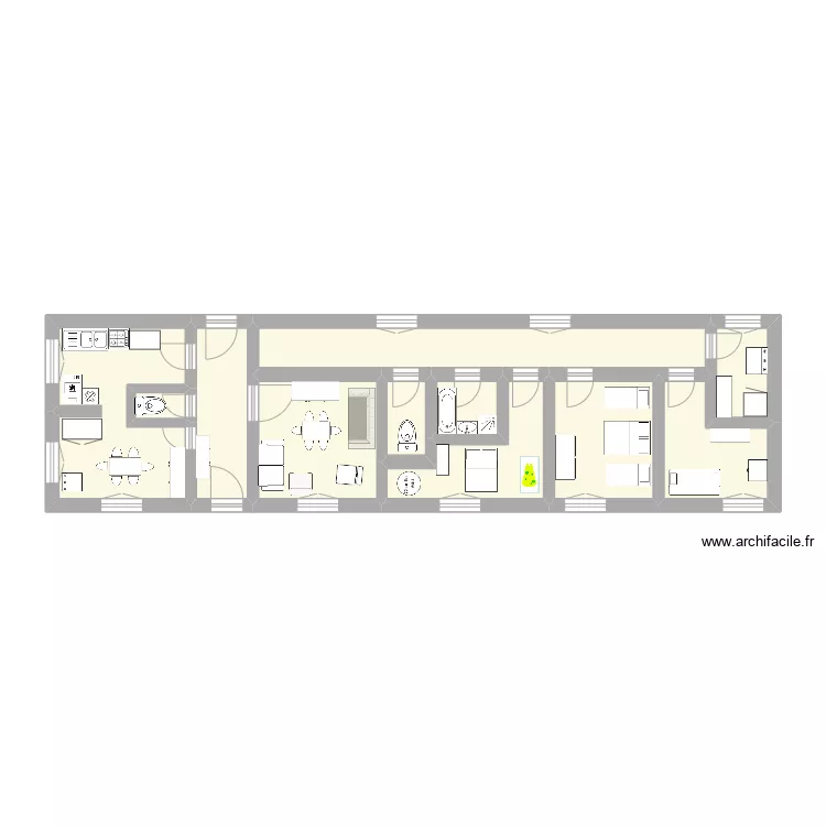 ST LEGER-LES-DOMART. Plan de 