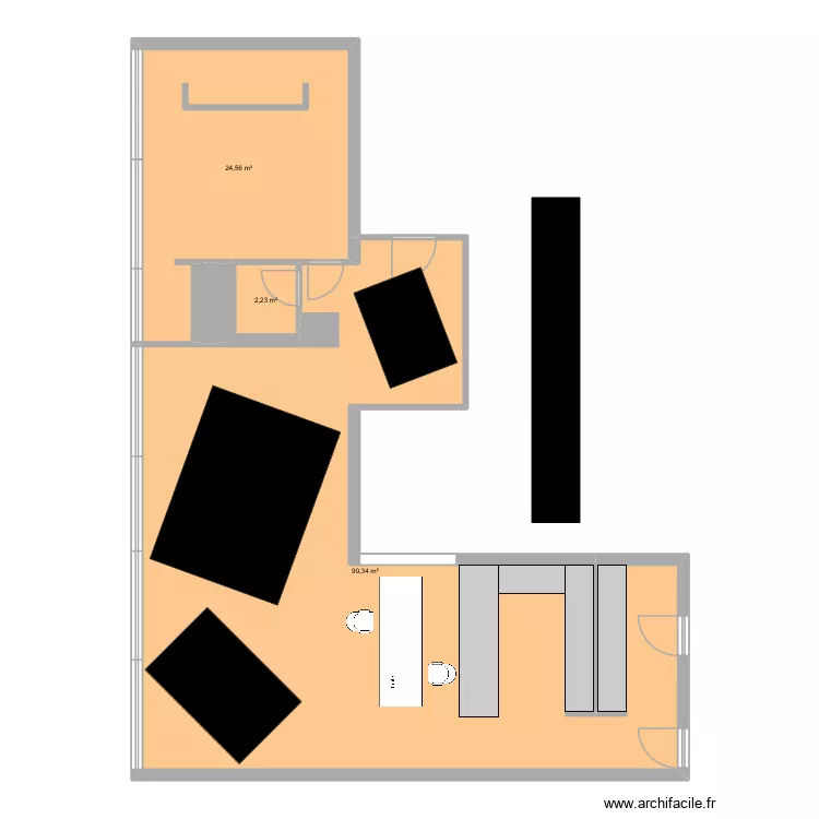 MONTARDON CUISINE. Plan de 