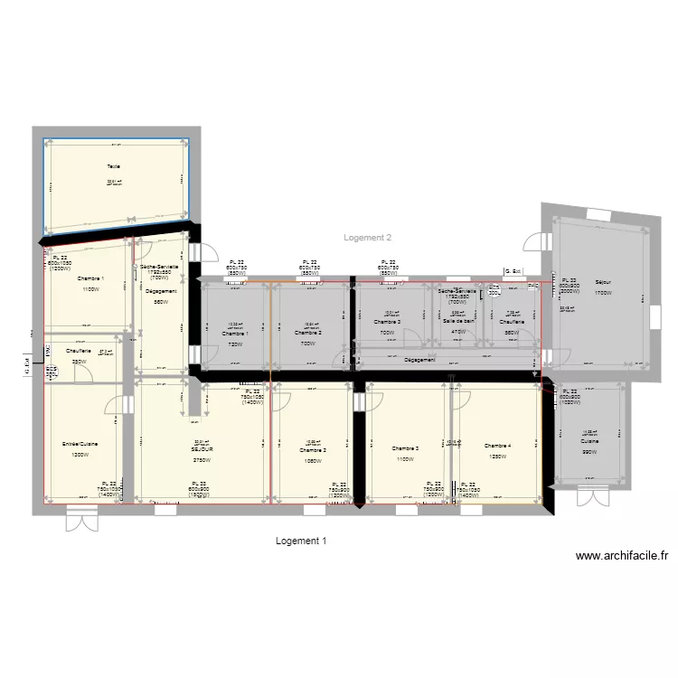 LACOSTE reno. Plan de 