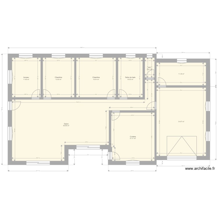 maison 2. Plan de 0 pièce et 0 m2