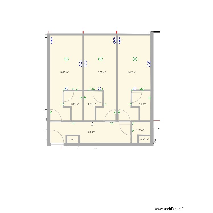 Ch101 103  électricité projet. Plan de 0 pièce et 0 m2