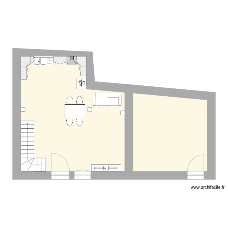 rdc meixedo. Plan de 0 pièce et 0 m2
