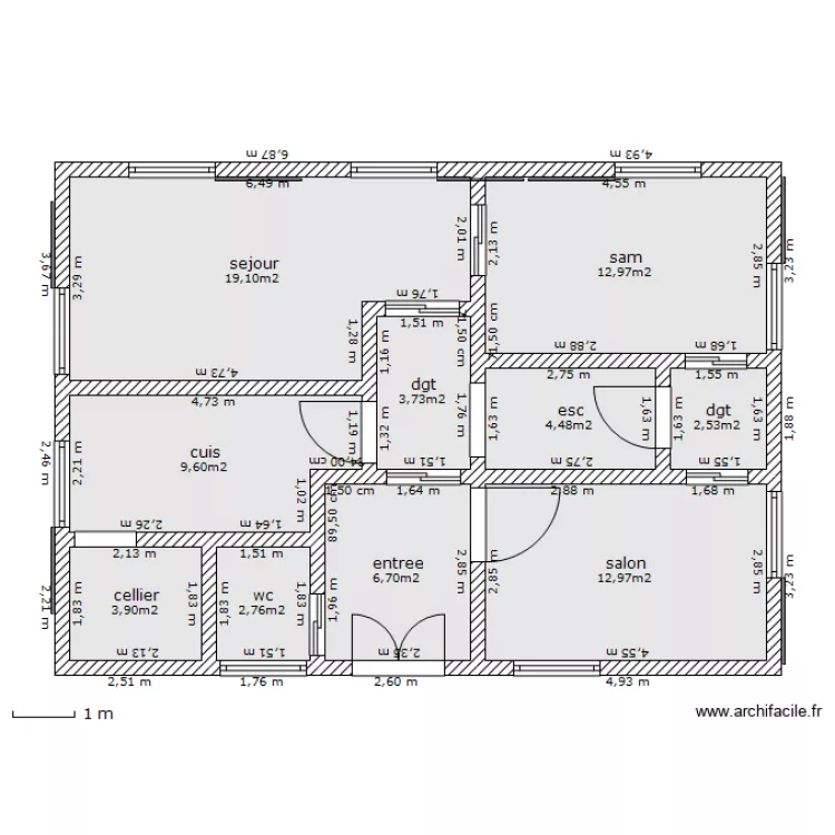 room1. Plan de room1. Plan de
