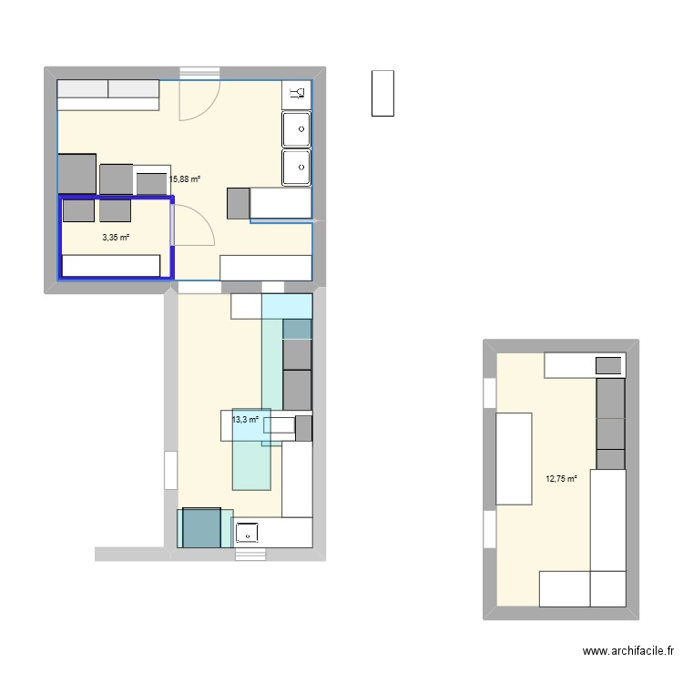 RESTO. Plan de 0 pièce et 0 m2