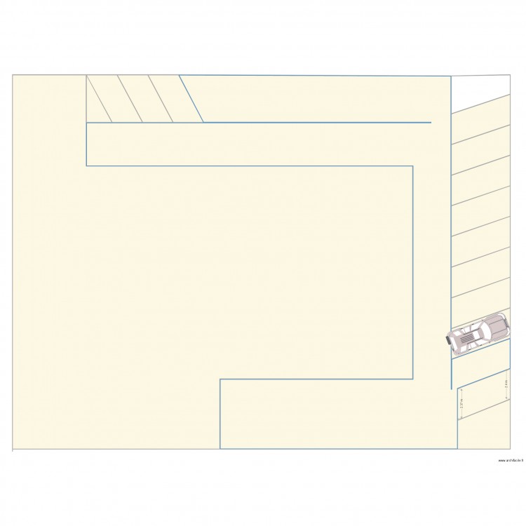 amenagement parking Rutake. Plan de 0 pièce et 0 m2