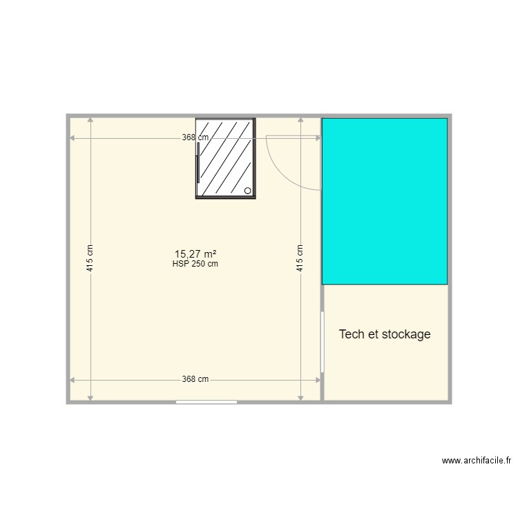 DURET 1 DUO 14122021. Plan de 2 pièces et 23 m2