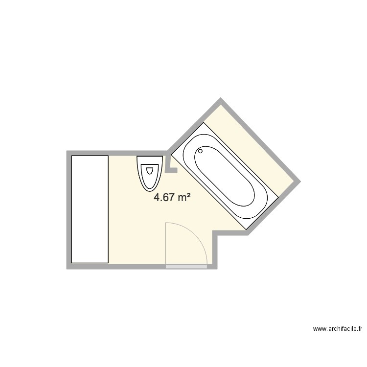 SDB LUCILE. Plan de 0 pièce et 0 m2