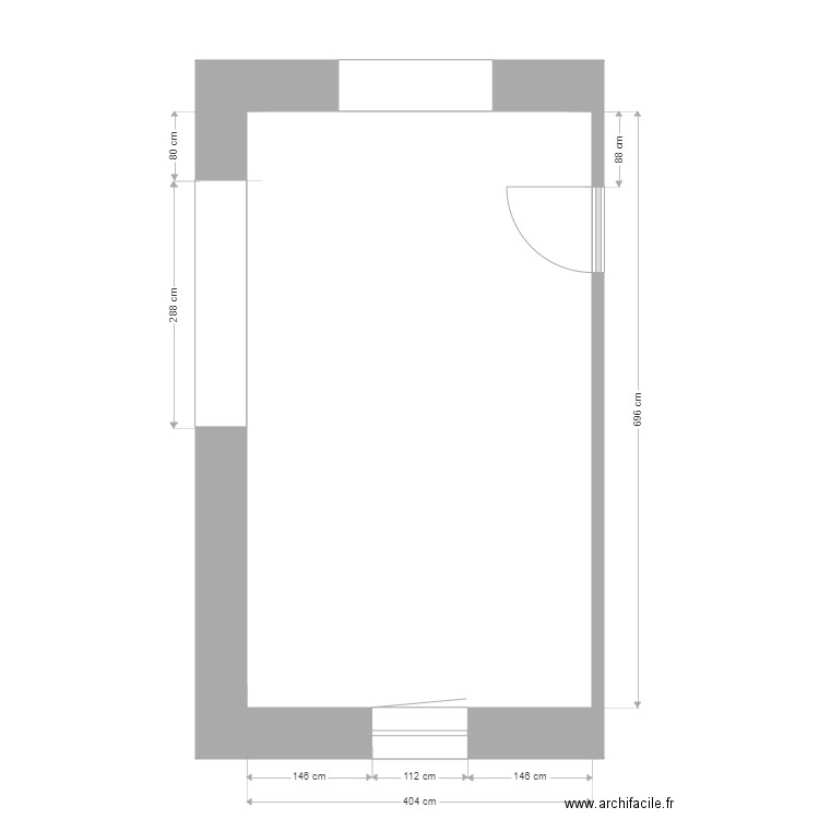 salon. Plan de 0 pièce et 0 m2