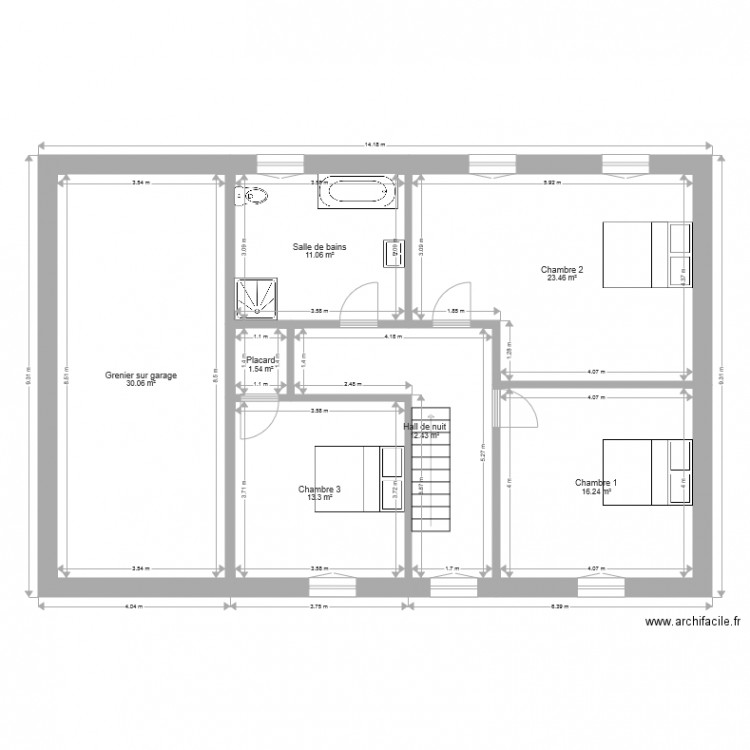 Thynes. Plan de 0 pièce et 0 m2