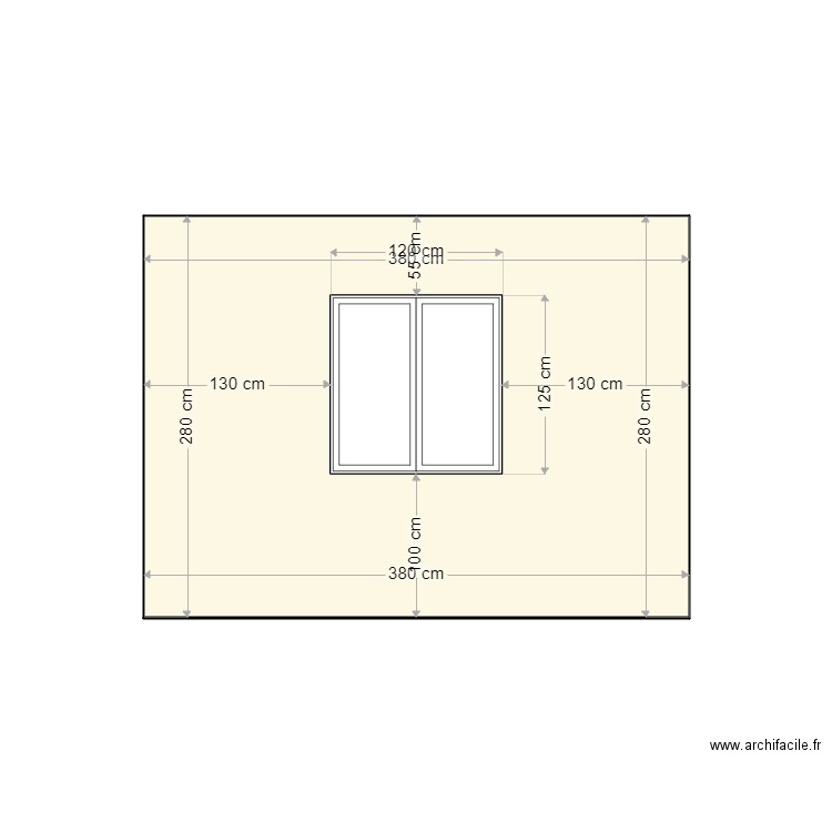 Facade Est Extension. Plan de 0 pièce et 0 m2