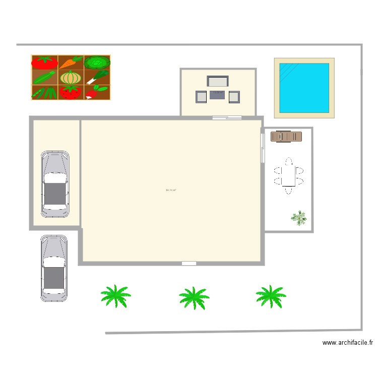 Exterieur maison 1. Plan de 0 pièce et 0 m2