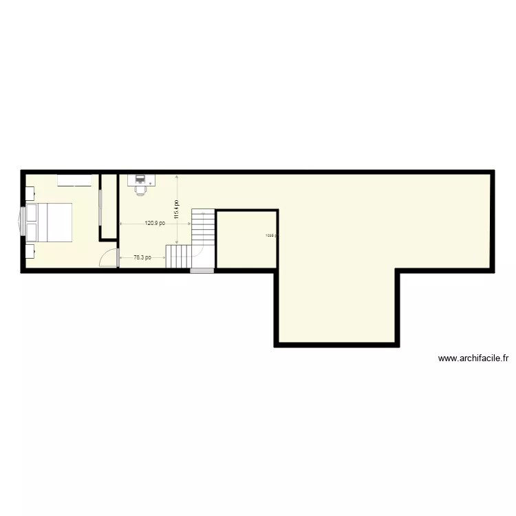 chambre johanne marie. Plan de 