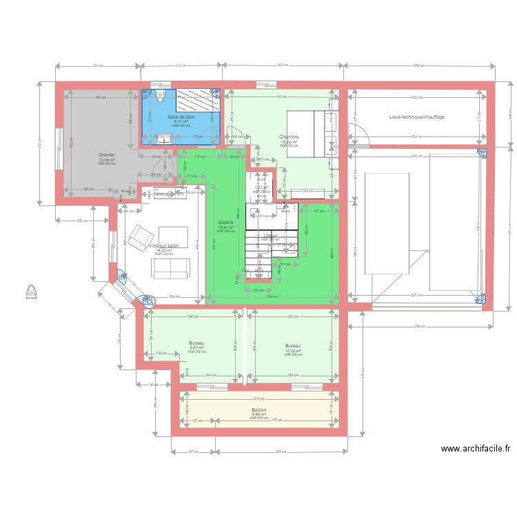 NoirmontEtage19. Plan de 0 pièce et 0 m2