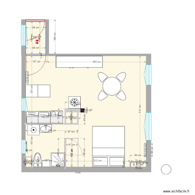 stud pepere. Plan de 0 pièce et 0 m2