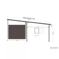 Garage plan de coupe en &eacute;tat projet&eacute;