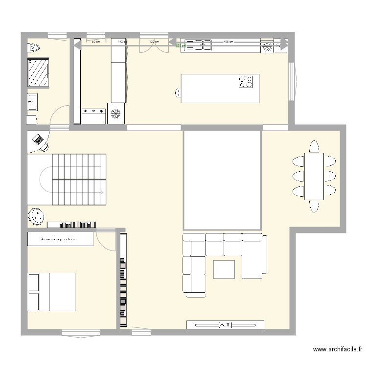 cuisine2. Plan de 0 pièce et 0 m2