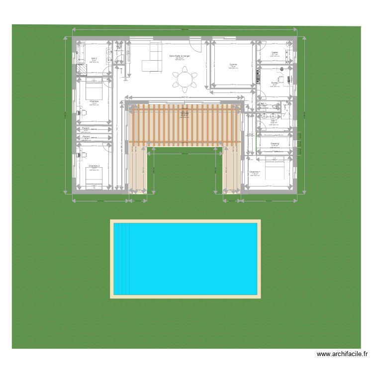ma maison 2. Plan de 0 pièce et 0 m2