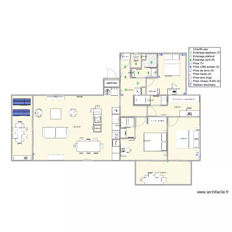 Santa Clara 2 face mer version famille Vtest2. Plan de 