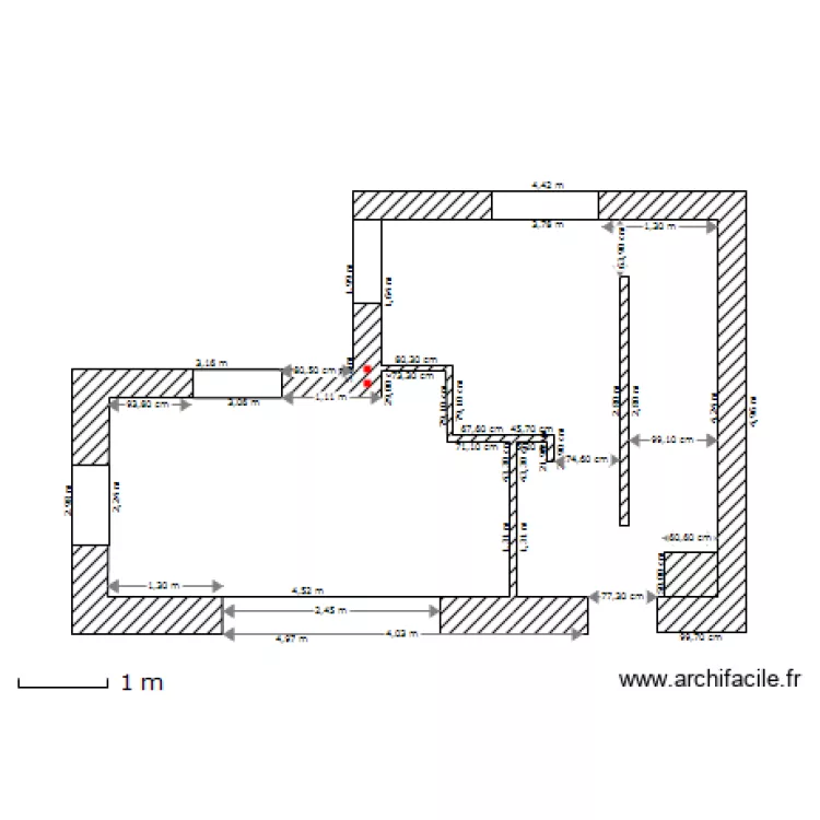chambre. Plan de chambre. Plan de