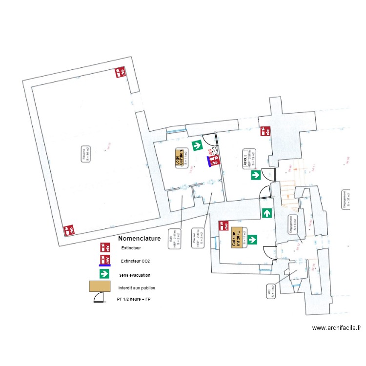 RDC du Donjon. Plan de 0 pièce et 0 m2