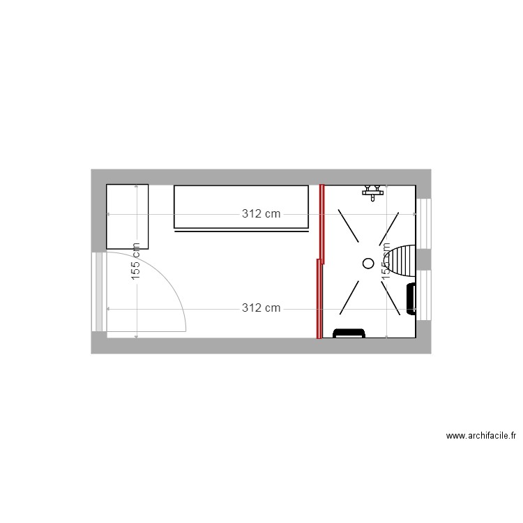 TOURON Yvonne. Plan de 0 pièce et 0 m2