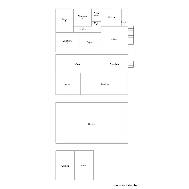FOUESNANT SANCEAU. Plan de 