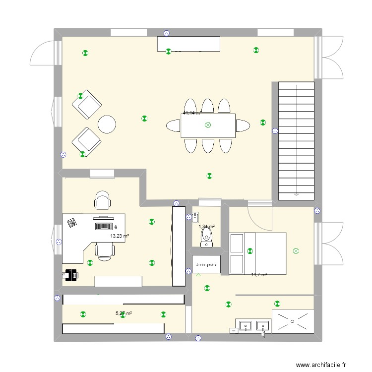 plan 2. Plan de 0 pièce et 0 m2