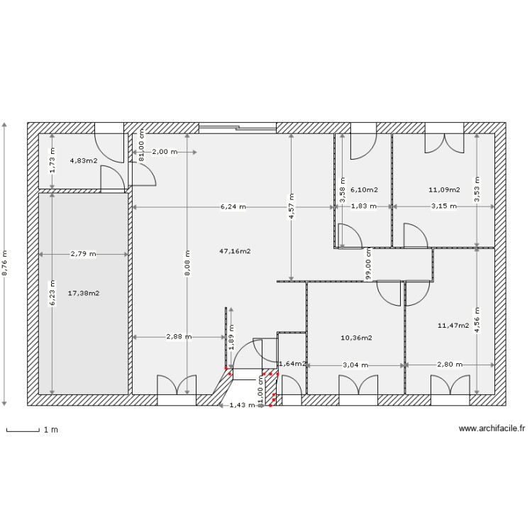 lebesne. Plan de 0 pièce et 0 m2