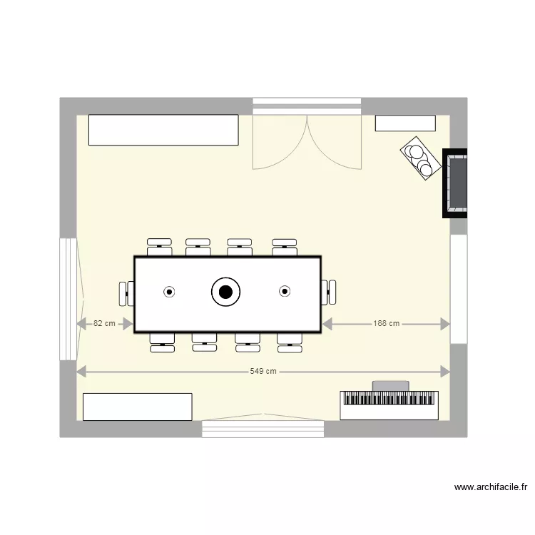 Salle à manger . Plan de Salle à manger . Plan de