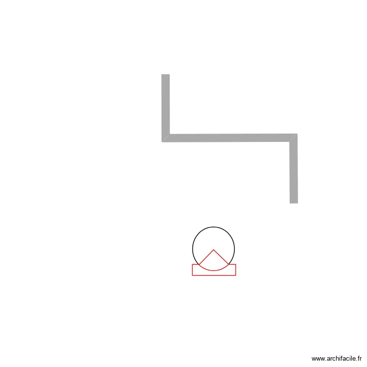 rambarde escalier. Plan de 