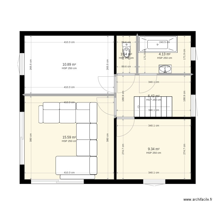 7x8 R1  v2. Plan de 0 pièce et 0 m2