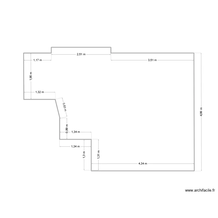 GARAGE VIERGE MESURES OK. Plan de GARAGE VIERGE MESURES OK. Plan de