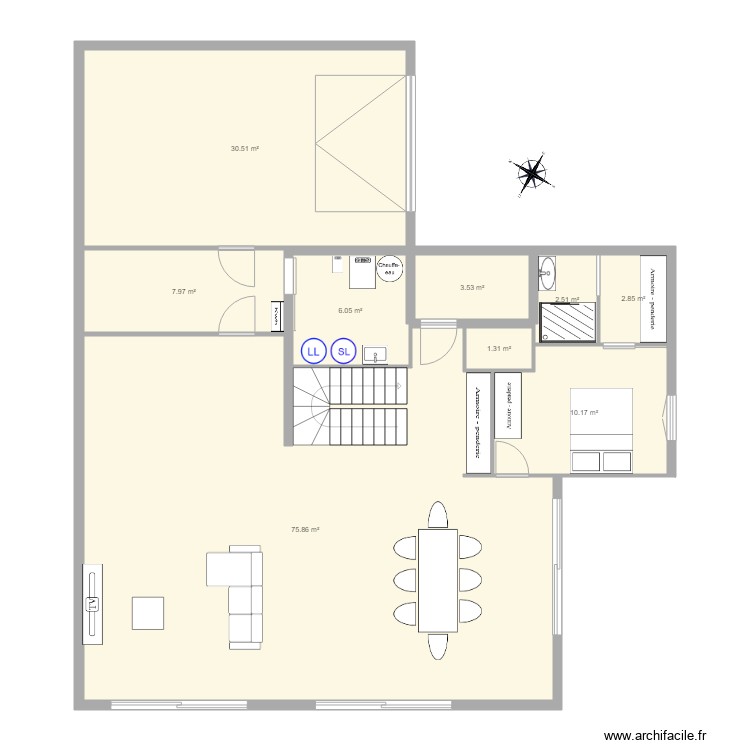rdc2. Plan de 0 pièce et 0 m2