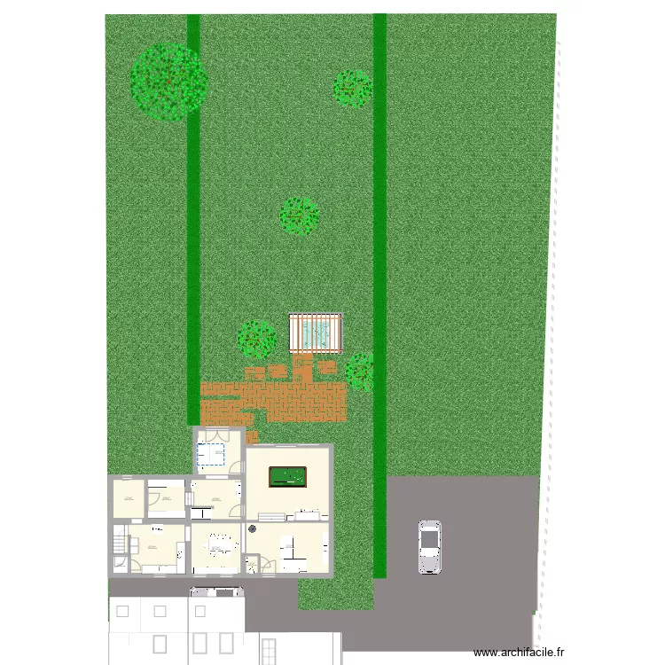 Maison Nath chambre garage. Plan de 