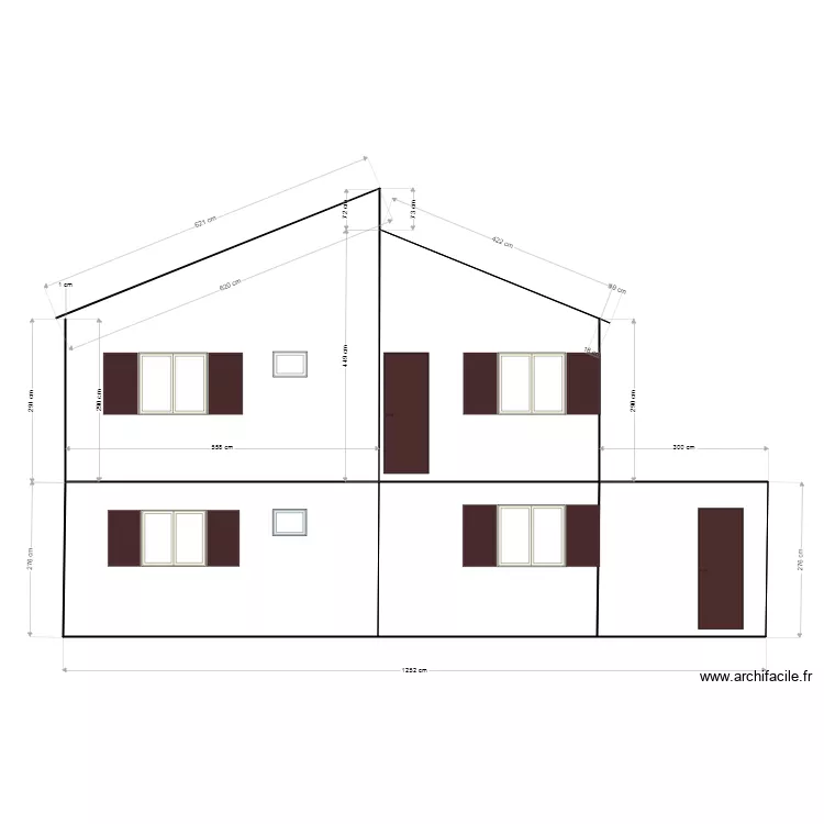 facade 1a. Plan de 