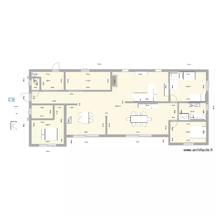 MAISON ST BRICE ETAGE. Plan de 