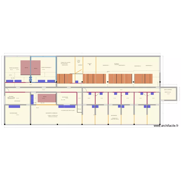 Naissage Ferme BULLOZ. Plan de 
