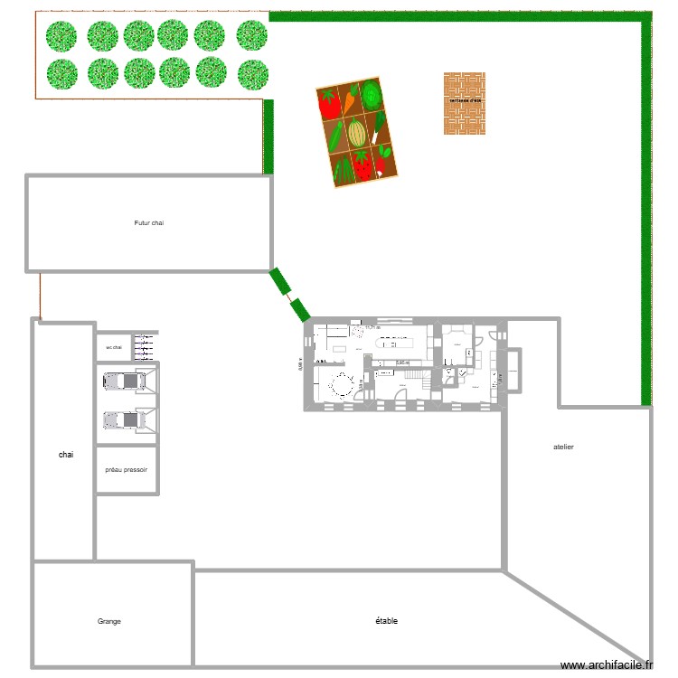 r&eacute;-de-chauss&eacute;e ensemble. Plan de 0 pièce et 0 m2