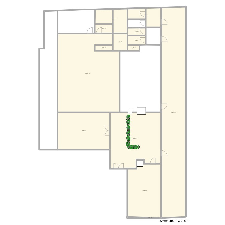 plans open space 5. Plan de 0 pièce et 0 m2